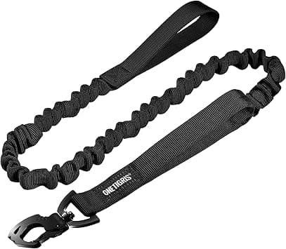 OneTigris Tactical Dog Training Bungee Leash with Control Handle